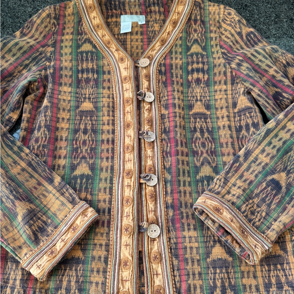 The Territory Ahead Multicolor Patterned Women's Light Jacket